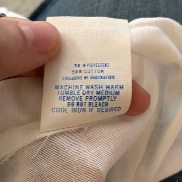 Vintage Brights Creek one piece light blue and white romper with suspenders - Picture 7 of 7